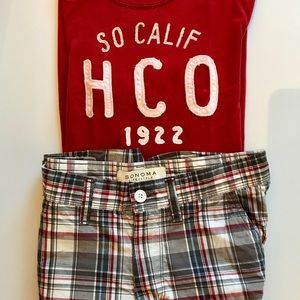 Hollister Sz M Mens Short Sleeve T-Shirt ECU
